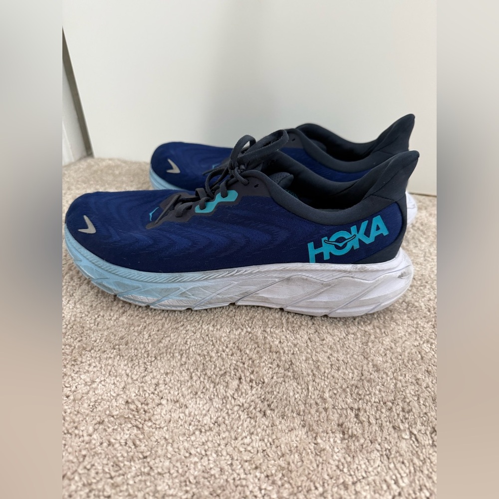 Hoka One One Arahi 6 dark blue Men’s Running shoes (fair condition, size 10.5 D) - Picture 5 of 12
